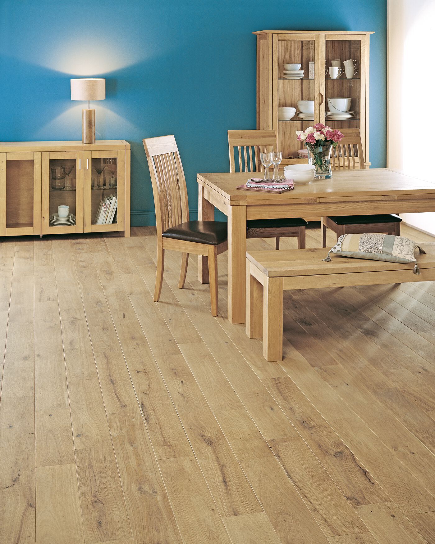 P SMKD OAK Blue dining HR